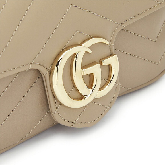 Gucci GG Marmont Super bag beige rose matelasse leather - Picture 7 of 10